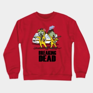 Funny Zombies Cartoon Gift For Zombie Lovers Crewneck Sweatshirt